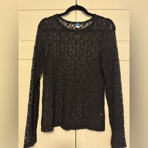 Old Navy Black Lace Top